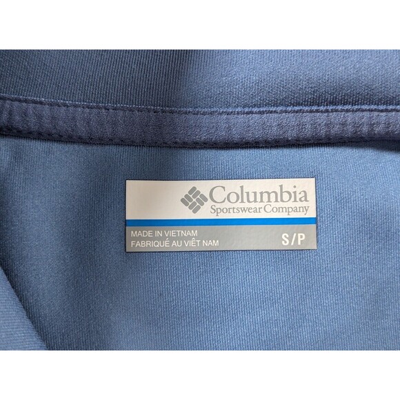 Columbia 1/4 Zip Pullover Women's Small Blue Long Sleeve Mock Neck Outdoors - Picture 7 of 10